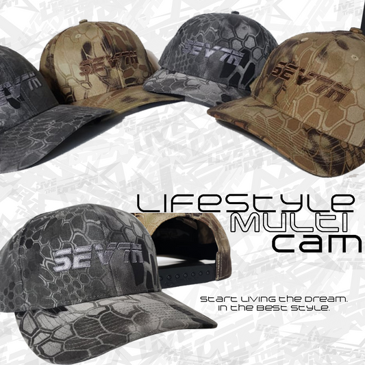 Multi Camo Snapback Hat